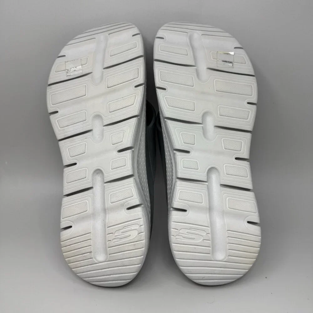 Skechers Sport Arch Comfort Men's Thong Sandals Size 12 Gray